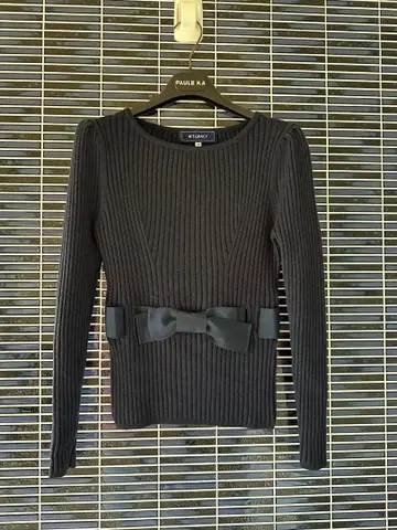 M'S GRACY 리브 스웨터 네이비 컬러 38