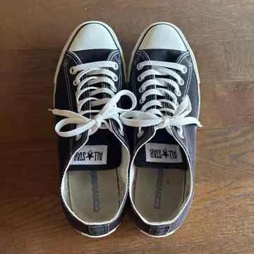 Converse All Star 블랙 로우컷 스니커즈 28.0