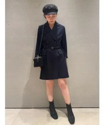 [ SNIDEL ] 스나이델 자켓 미니 원피스