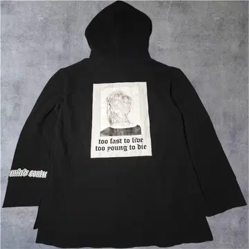 G-DRAGON 8seconds 콜라보 풀오버 후드티 블랙 M