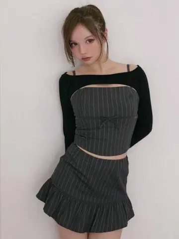 andmary dany ribbon knit set up