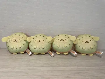 산리오 후르츠 키구루미 마스코트 ~키위~ 폼폼푸딩 4개 세트