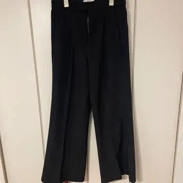 와이드 플레어 슬랙스