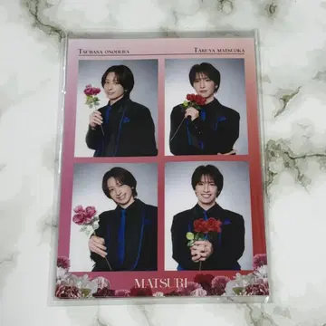 TVLIFE 마츠리 플라워 포트레이트 마츠오카 타쿠야 오노데라 츠바사