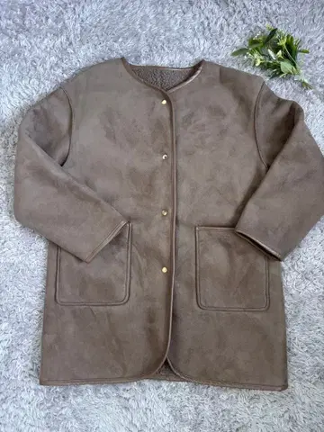 리버서블 코트 자켓 복슬복슬 프리 사이즈