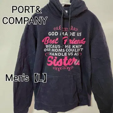 z310 [ PORT&COMPANY ] 후드티 ( 남성용 L ) 블랙