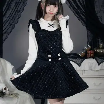 팔엘피 palelfy 퀼팅 콤비네존 L