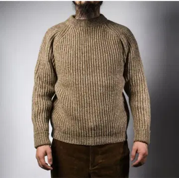 봉쿠라 피셔맨 스웨터 카페오레 38