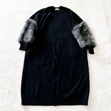 프레이 아이디 롱 가디건 리브 프리 사이즈 양모 캐시미어