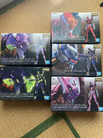 RG 에반게리온 프라모델 모형 세트