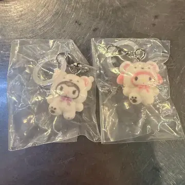 산리오 메지루시 액세서리 후와후와 스노우