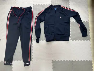 Champion 네이비 저지 세트 M