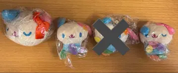 산리오 우사하나 봉제 인형 키링