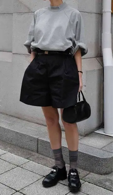 24시간 이내 발송 machatt 개버딘 숏팬츠 블랙 M