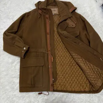 귀중! 캘빈클라인 퀼팅 캐러멜 자켓 코트
