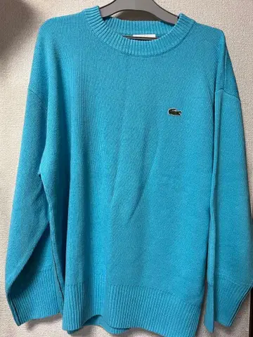 LACOSTE 스카이블루 긴팔 니트 스웨터 40