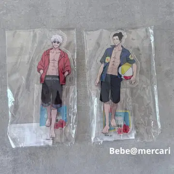 오키나와 콜라보 주술회전 회옥옥절 고죠 사토루 게토 스구루 아크릴 스탠드