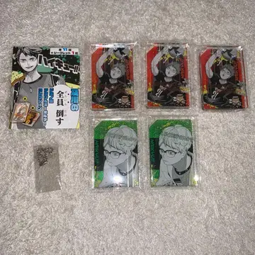 하이큐 오이카와의 전원 격파 도미노풍 아크릴 키링 히나타 츠키시마