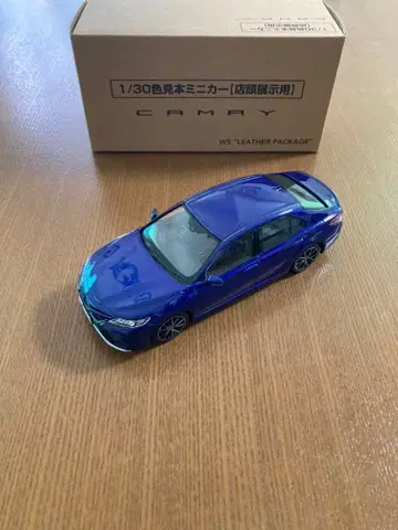 도요타 캠리 1/30 미니카 파랑 전시용