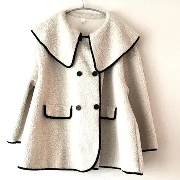 [ O.S.K ] 파이핑 보아 자켓 코트