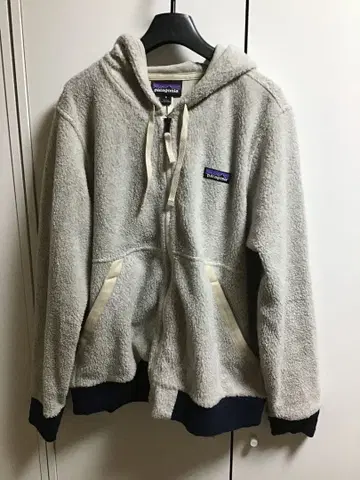 [ 파타고니아 ] 후드 부착 긴팔 플리스/M 후드티 그레이