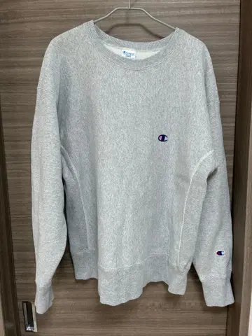 Champion 그레이 스웨트 셔츠 L 사이즈
