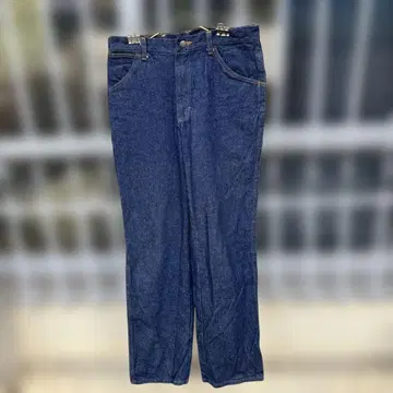 다크 블루 스트레이트 레그 데님