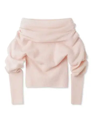 SNIDEL 루즈 오프숄더 니트 풀오버