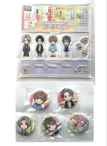 가면라이더 가브 가브 애니메이션 아크릴 디오라마 A 캔뱃지 5점 세트