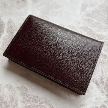POLO 다크 브라운 명함지갑