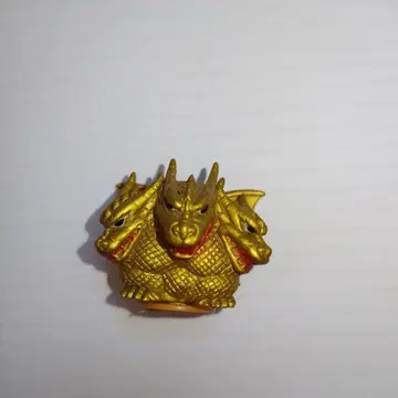 골드 컬러 킹 기도라 피규어 소프트 비닐 인형 1994년