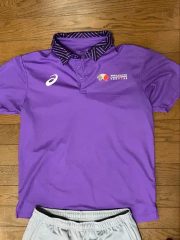 세계 육상 T셔츠 팬츠 상하의 세트