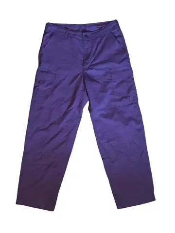카고 팬츠 퍼플 복수 포켓