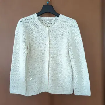 휴먼 우먼 아이보리 가디건 자켓