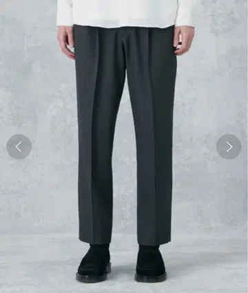 PUBLIC TOKYO 에버크리즈 GR 와이드 테이퍼드 슬랙스 팬츠 2