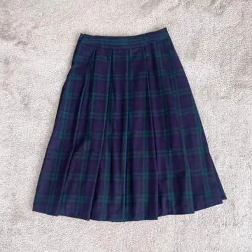 Beamsboy 블랙워치 플리츠 스커트