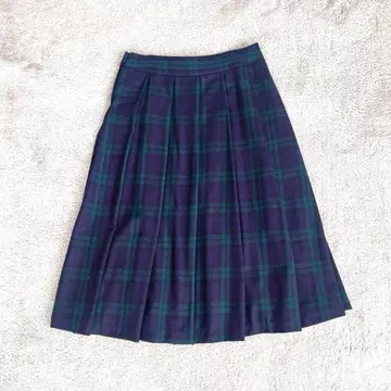 Beamsboy 블랙워치 플리츠 스커트