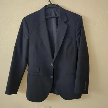 네이비 테일러드 자켓 싱글 브레스