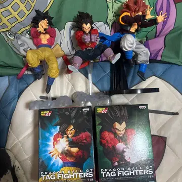 드래곤볼 GT TAG FIGHTERS 손오공&베지터+1 피규어