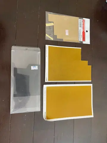 D021 골드 컬러 페이퍼 3매입