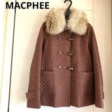 투모로우랜드 퀼팅 코트 퍼 탈부착 가능 MACPHEE