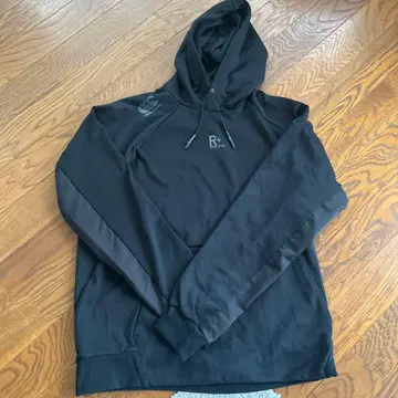 블랙 후드 부착 후드티 캔터베리