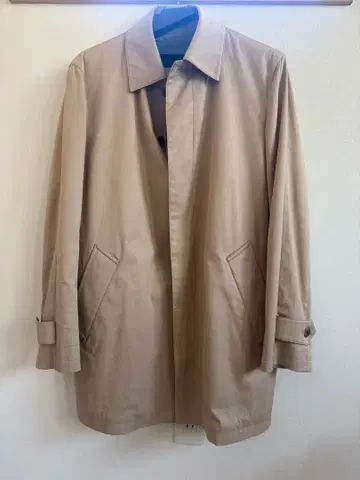 폴스미스 베이지 트렌치코트 꽃무늬 안감