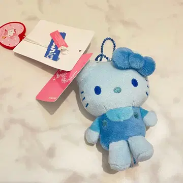 헬로키티 HelloKitty 색상 변경 봉제 인형 스트랩 키링