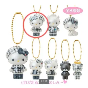 헬로키티 시크릿 참 흑백 걸리시