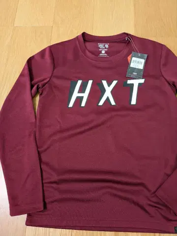 새상품 마운틴 하드웨어 긴팔 티셔츠 크림슨 보르도