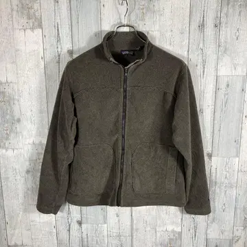patagonia 올리브 그린 플리스 자켓 여성용 L 따뜻한 인기