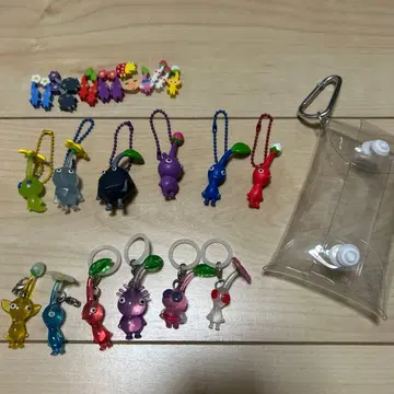 피크민 키링 지우개 세트