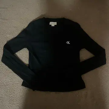 Calvin Klein Jeans 블랙 긴팔 T셔츠