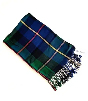 미사용 새상품 벤드웨스트 Vent d'oues 타탄 체크 머플러